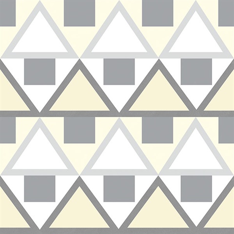 Grey Madaket Geometric Peel & Stick Wallpaper