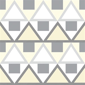 Grey Madaket Geometric Peel & Stick Wallpaper