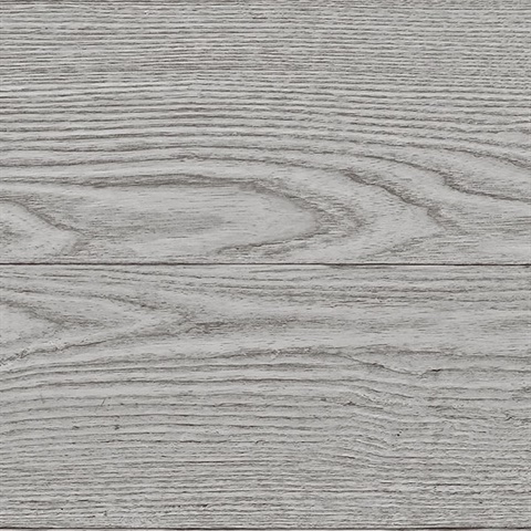 Grey Salvaged Wood Peel & Stick Wallpaper