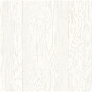 Groton Off-White Wood Plank Wallpaper