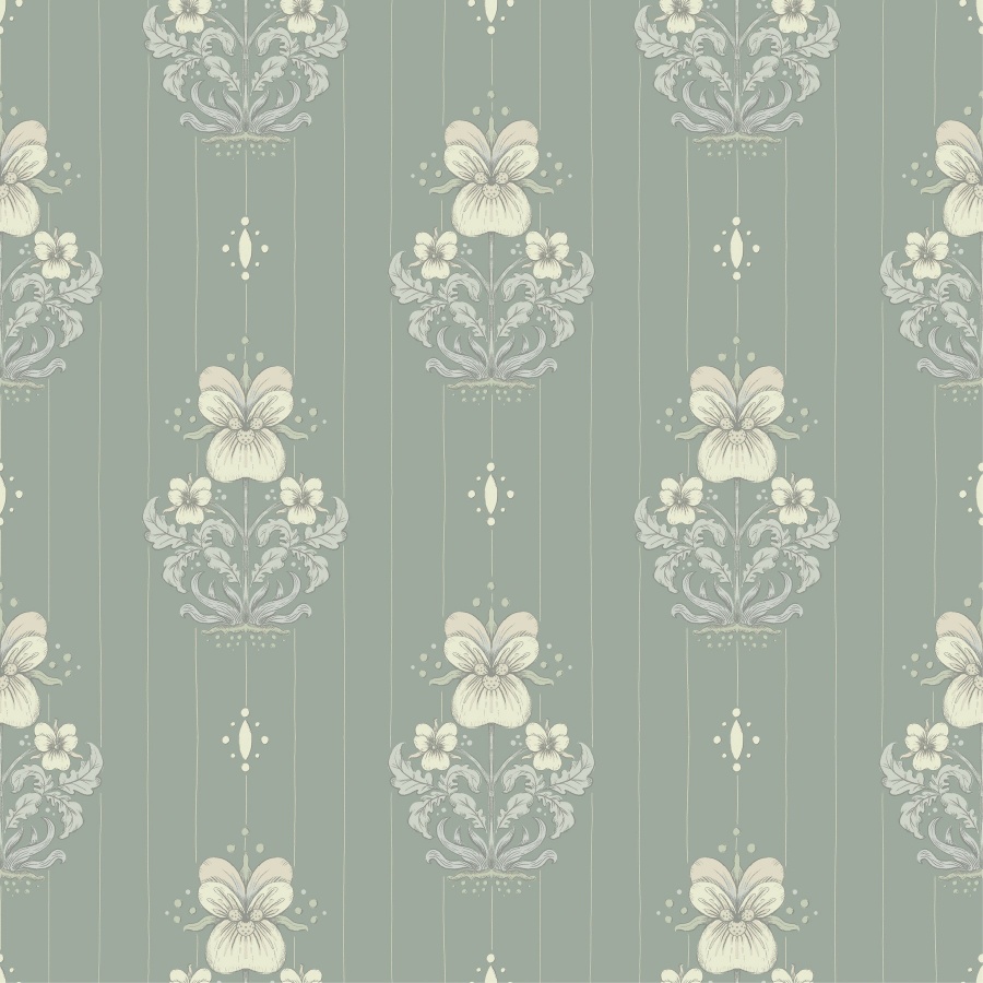 Gullvie Seafoam Wallpaper