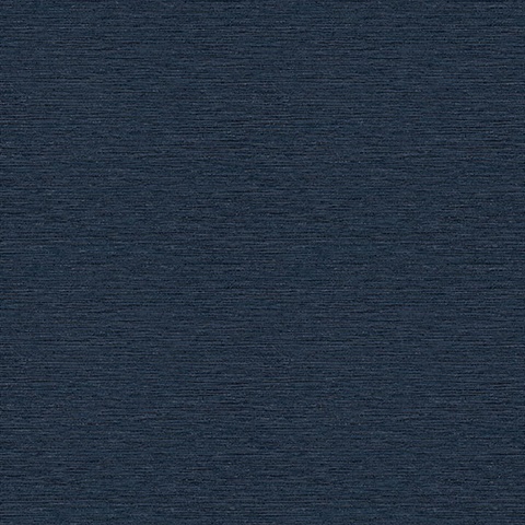 Gump Navy Faux Grasscloth Wallpaper