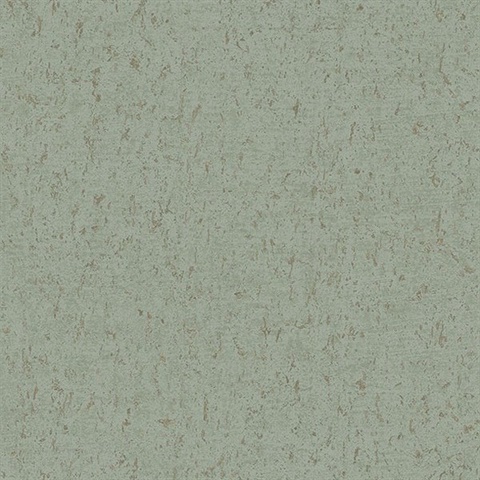 Guri Green Faux Concrete Wallpaper
