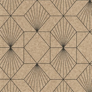 Halcyon Sand Geometric Wallpaper