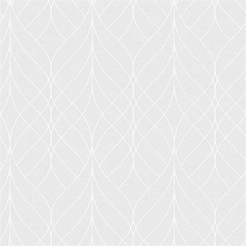 Hartley Light Grey Geo Wallpaper