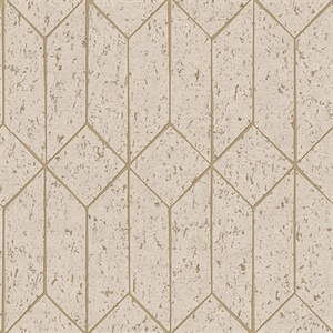 Hayden Bone Concrete Trellis Wallpaper