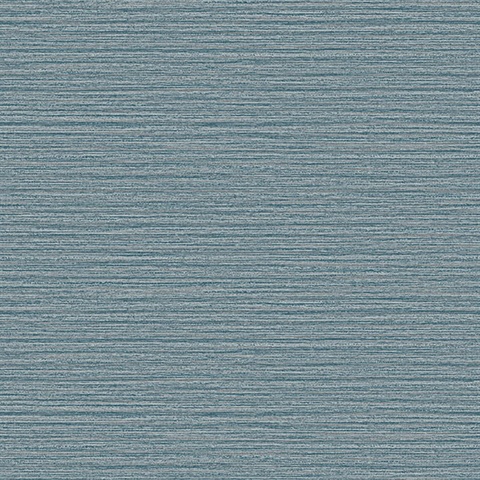 Hazen Blue Shimmer Stripe Wallpaper