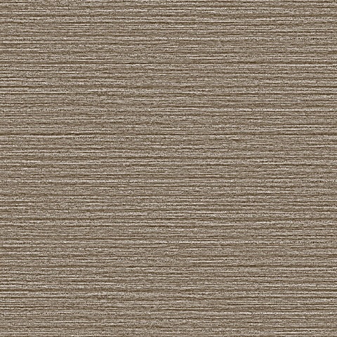 Hazen Brown Shimmer Stripe Wallpaper