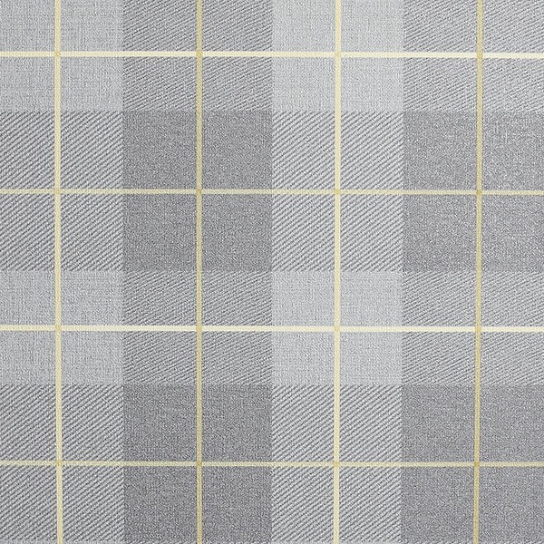 Hector Grey Plaid Wallpaper