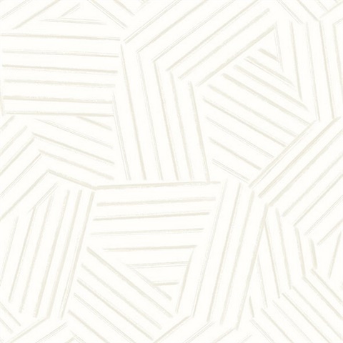 Helene Pearl Geometric Lines Wallpaper