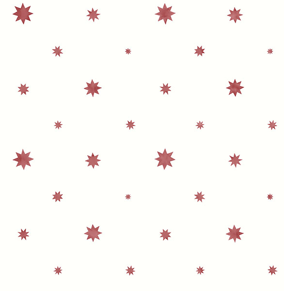 Henry Red Starburst Wallpaper
