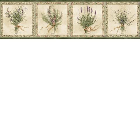 Herb Bouquets Border