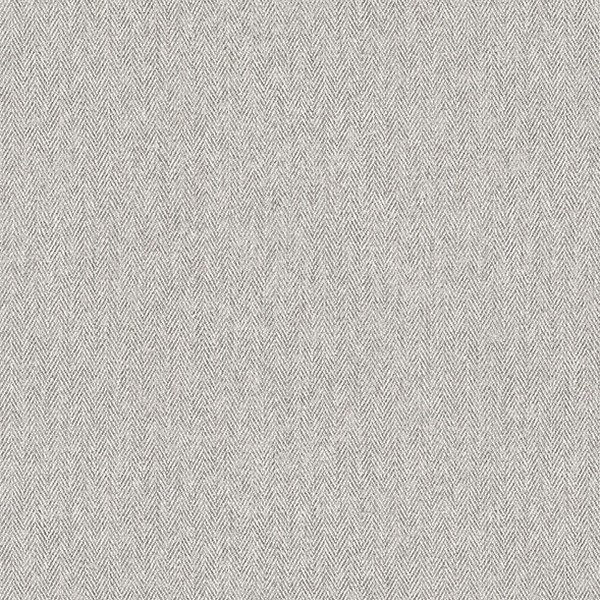 Herringbone Grey Tweed Wallpaper