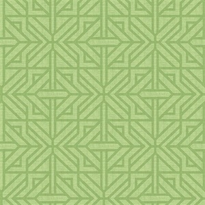 Hesper Green Geometric Wallpaper