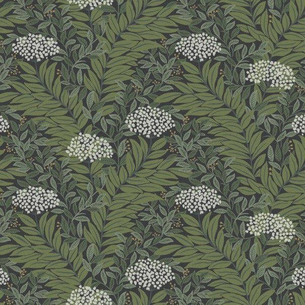 Highgrove Black Wallpaper