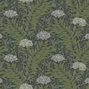 Highgrove Black Wallpaper