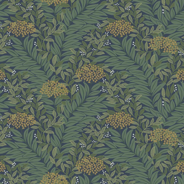 Highgrove Navy Wallpaper