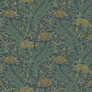 Highgrove Navy Wallpaper
