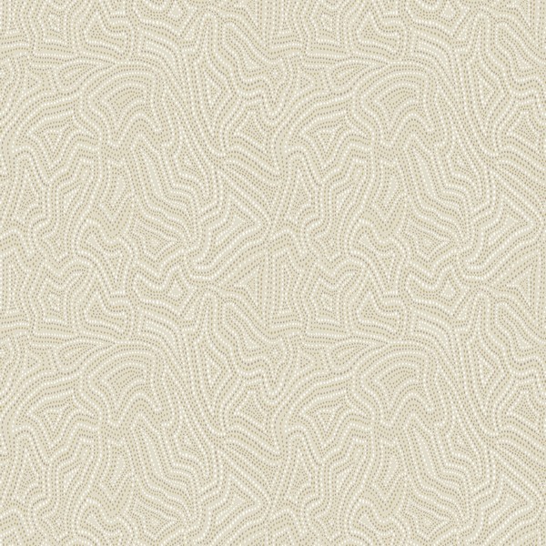 Hollenback Gold Dotted Abstract Wallpaper