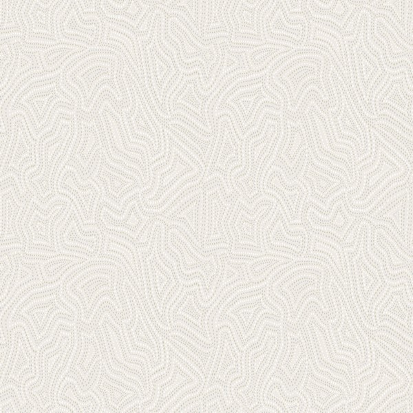 Hollenback Ivory Dotted Abstract Wallpaper