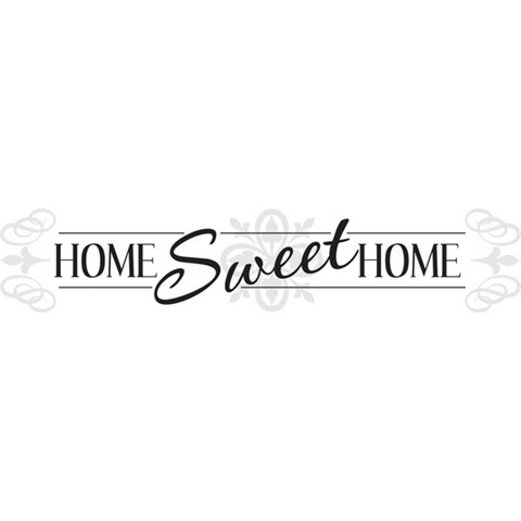 Home Sweet Home Peel And Stick Wall Decals