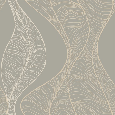 Hoopla Wallpaper - Grey