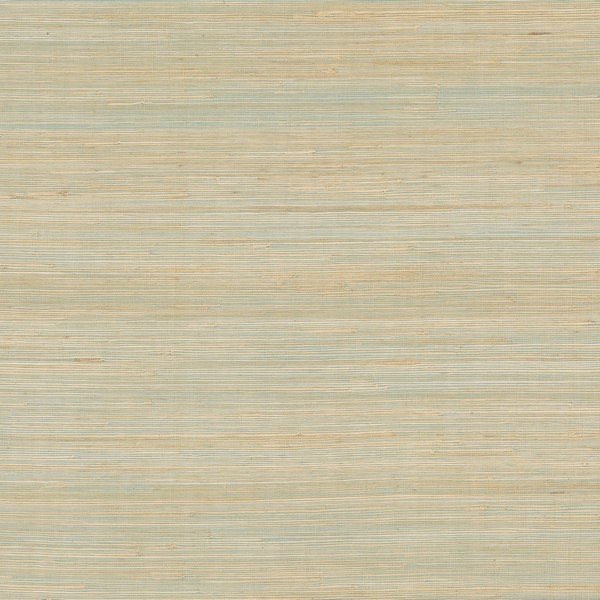 Horizontal Jute Seaglass Grasscloth Wallpaper