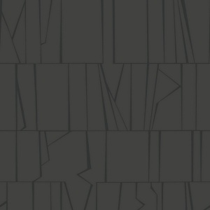 Huntington Charcoal Geometric Stripe Wallpaper