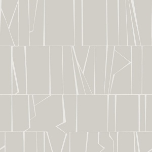 Huntington Silver Geometric Stripe Wallpaper