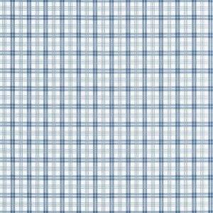 Huntly Plaid Blue Wallpaper