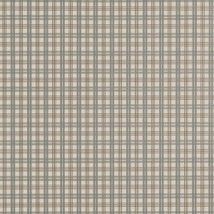 Huntly Plaid Grey and Beige Wallpaper