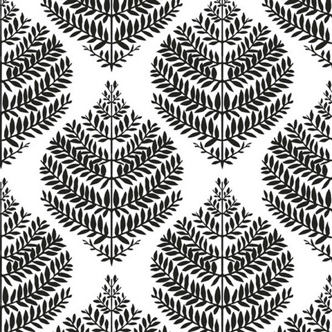 Hygge Fern Damask P & S Wallpaper