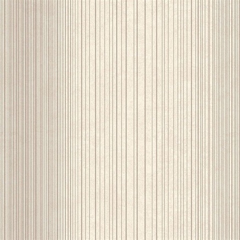Insight Cream Stripe Wallpaper
