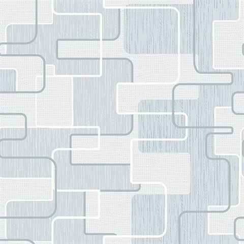 Integrate Blue Geometric Wallpaper