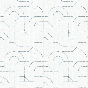 Integrity Blue Arched Outlines Wallpaper