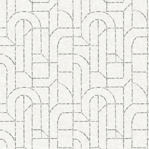 Integrity Grey Arched Outlines Wallpaper