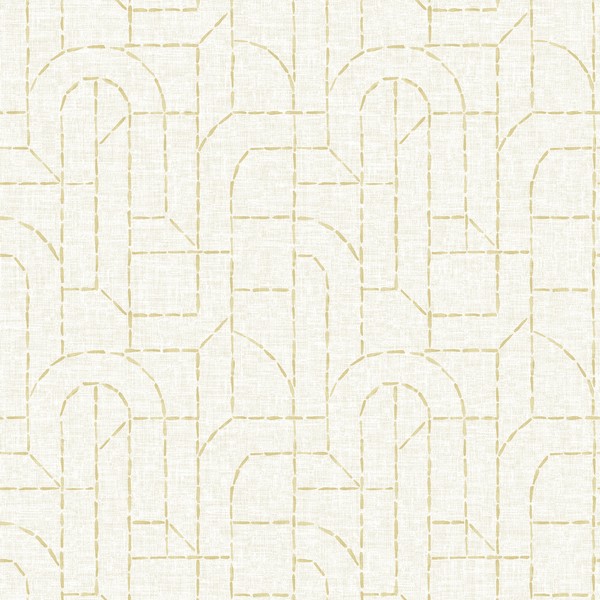 Integrity Yellow Arched Outlines Wallpaper