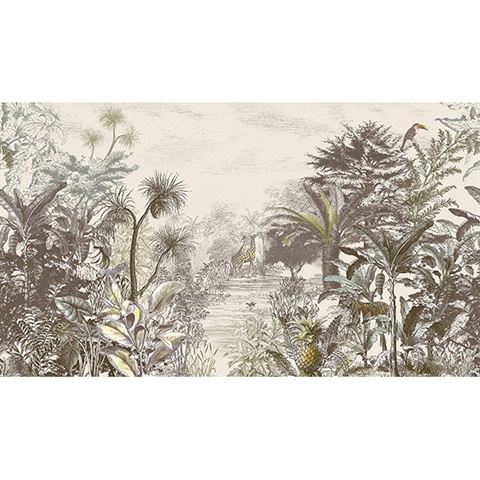 Into the Wild Natural Wall Mural