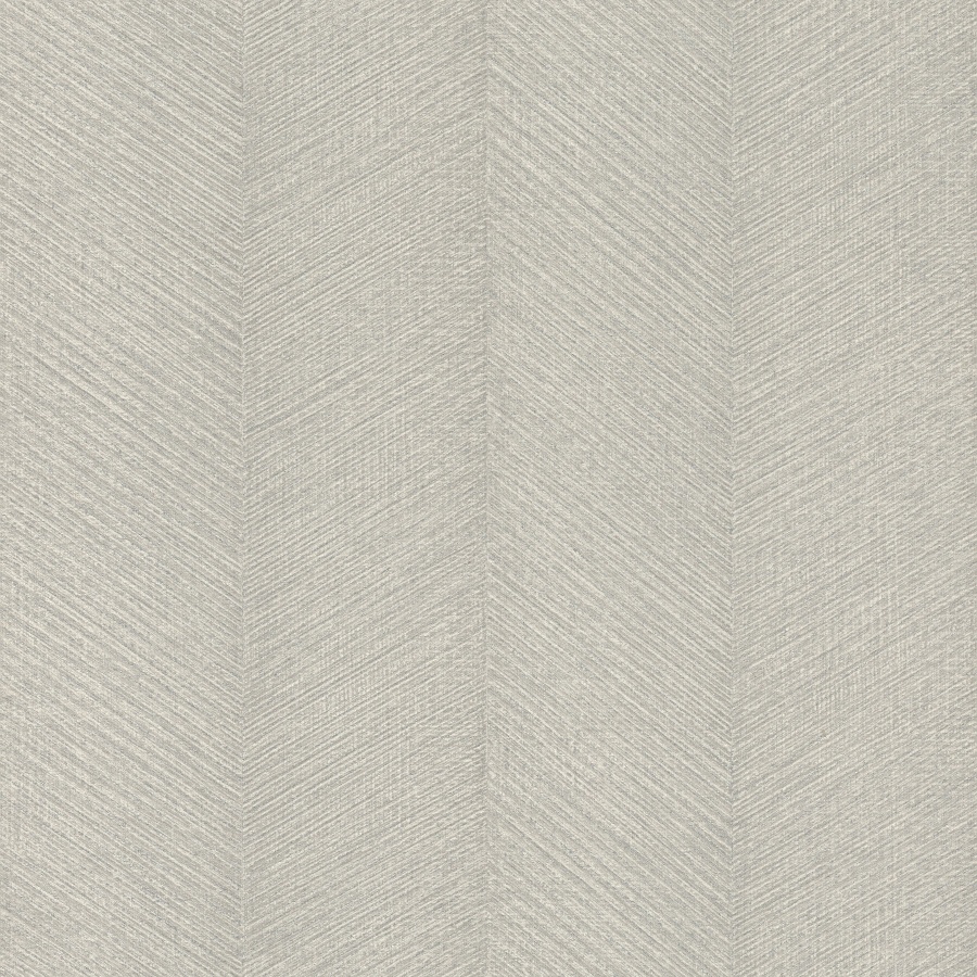 Ione Grey Textured Chevron Wallpaper