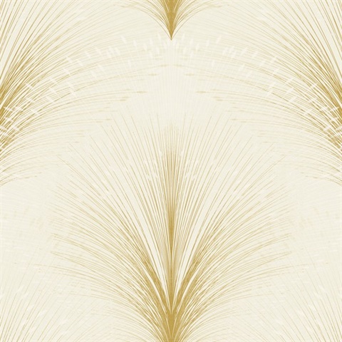 Ivory Papyrus Plume Wallpaper