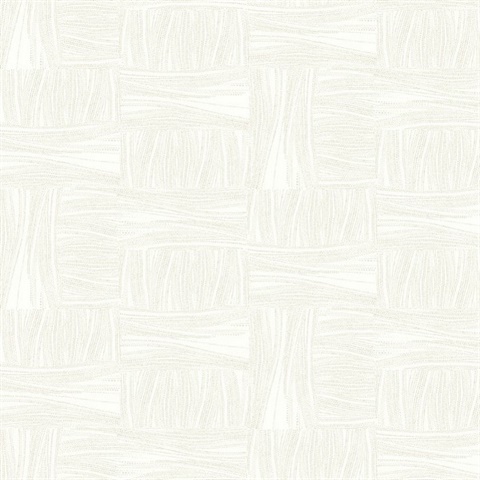 Ivory Wicker Dot Wallpaper