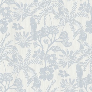 Jacaranda Light Blue Tropical Trail Wallpaper