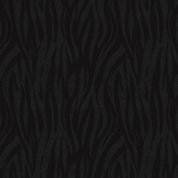 Jazz Faux Skin Metallic Heathered Black Wallpaper