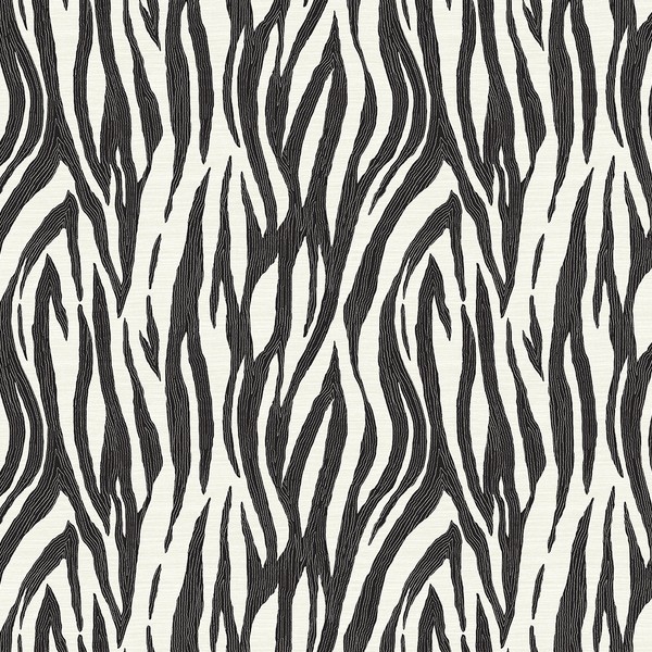 Jazz Faux Skin Onyx & Neutral Wallpaper