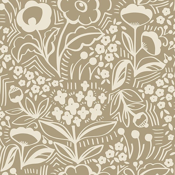 Jeani Light Brown Peel & Stick Wallpaper