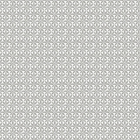 Jellia Charcoal Petal Geometric Wallpaper