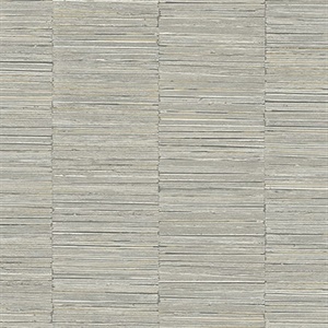Jenga Grey Striped Column Wallpaper