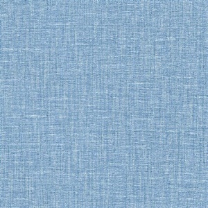Jocelyn Blue Faux Linen Wallpaper