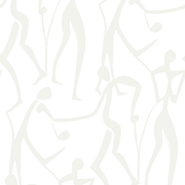 Joyful Dancers Pearl Wallpaper