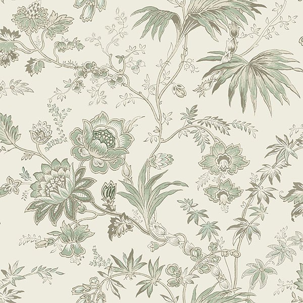 Juliet Neutral Decorative Jacobean Wallpaper